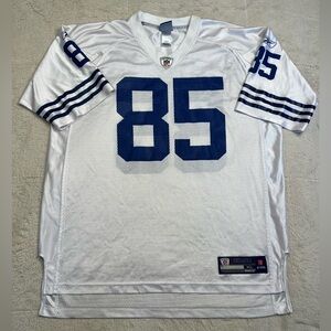 Reebok On Field NFL Indianapolis Colts Pierre Garçon White Jersey Mens XL Y2K